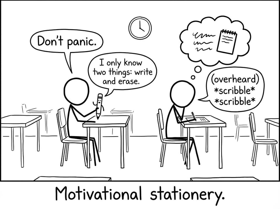 Motivational stationery