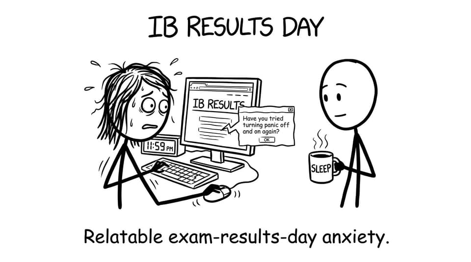 Student refreshing results page