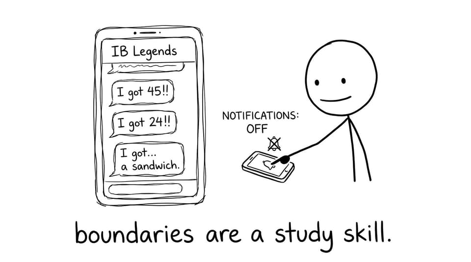 Group chat muted: boundaries are a study skill