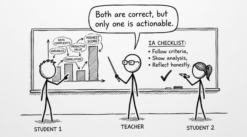 Bar chart vs checklist argument
