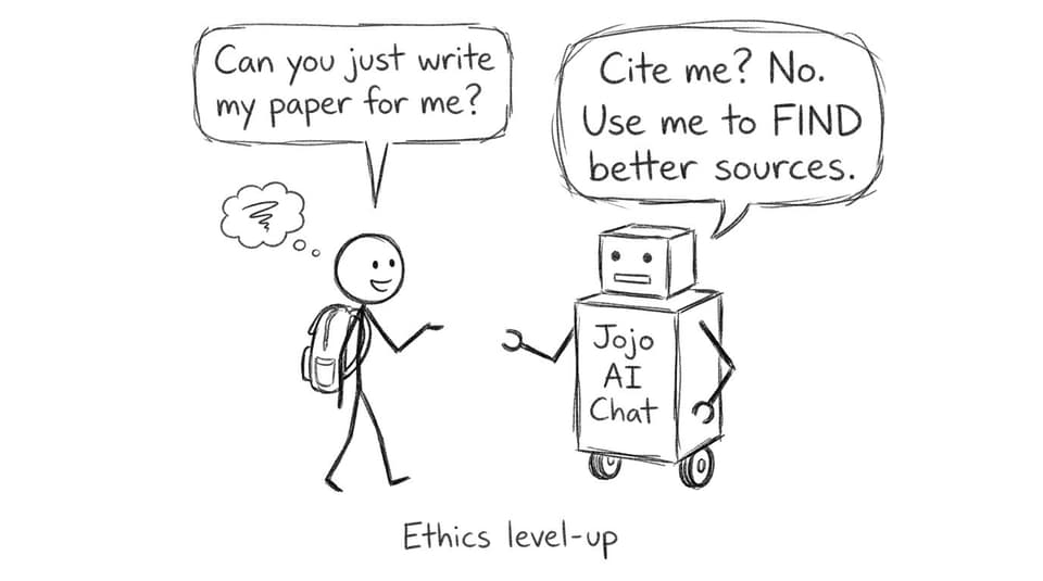 Jojo AI Chat says: use me to find better sources