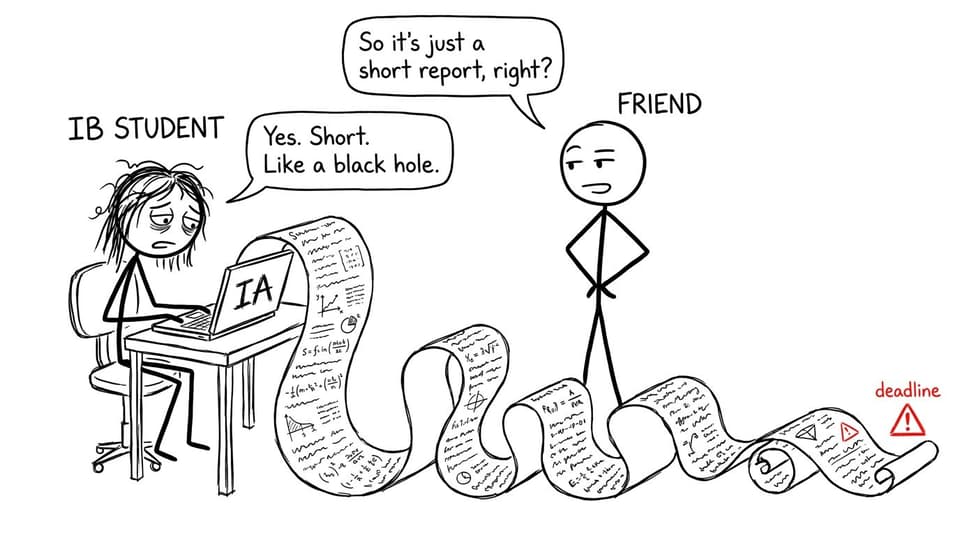 A laptop scrolls into infinity because the IA is never really short