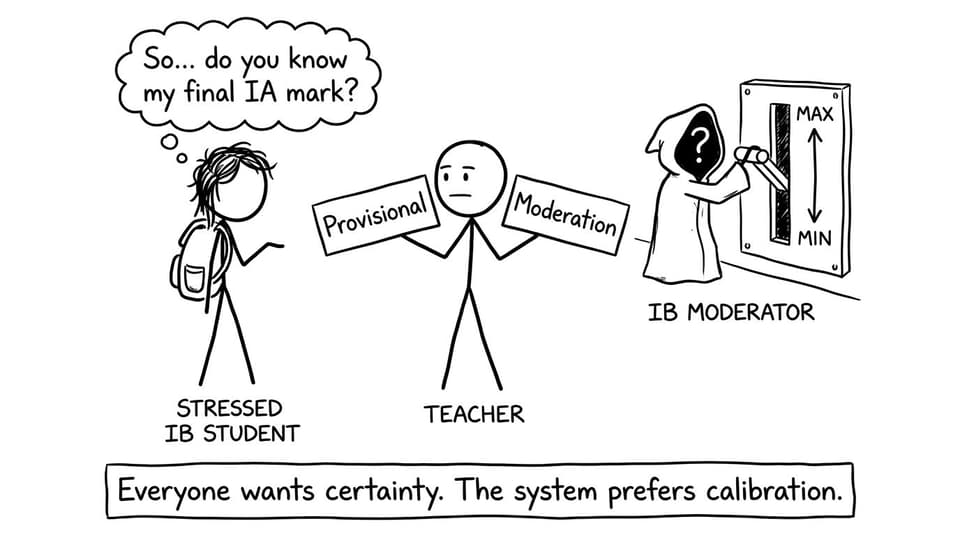 Teacher vs moderator: provisional vs moderation