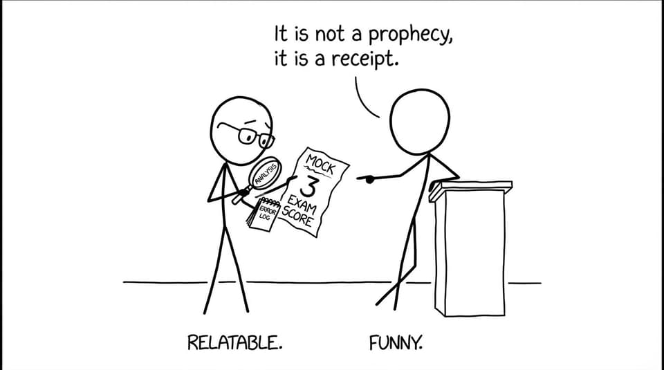 Mock score receipt vs prophecy