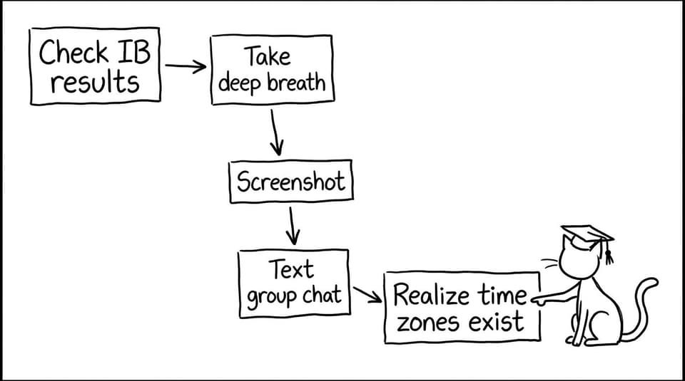 Results day flowchart gag