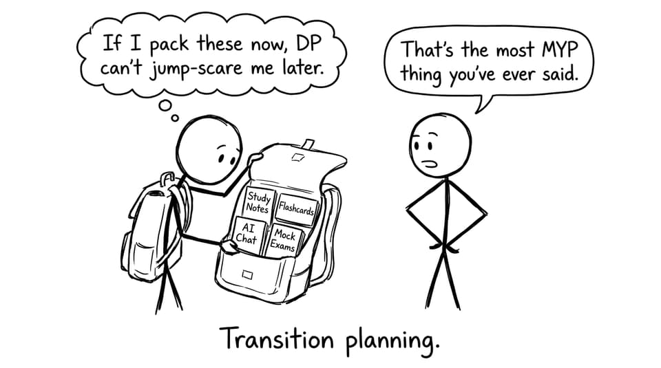 Backpack DP jump-scare comic