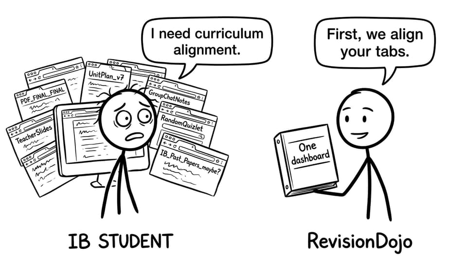 IB tabs alignment comic