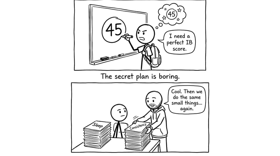 Comic about boring consistency being the secret plan