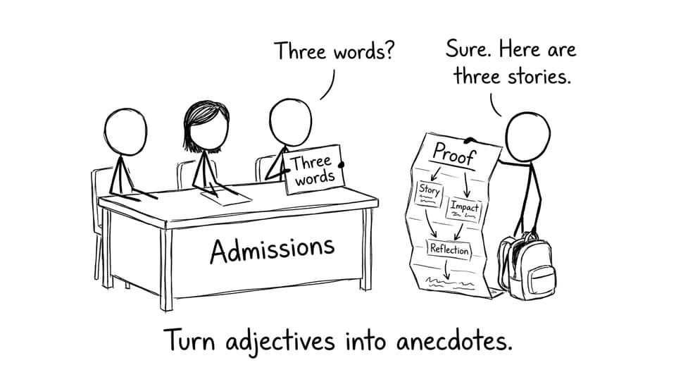 Mock interview panel vs giant proof flowchart