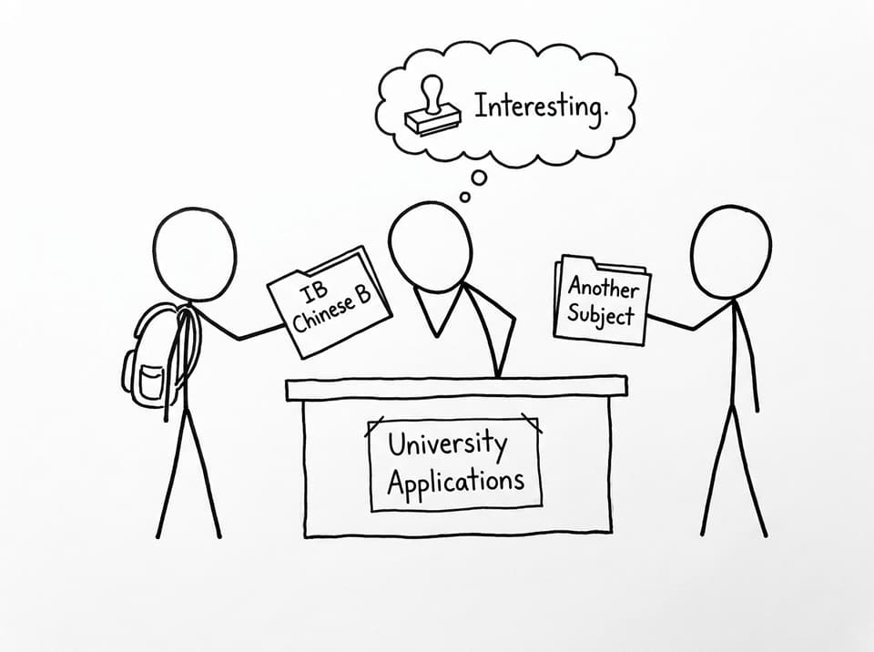 University admissions finds IB Chinese B interesting