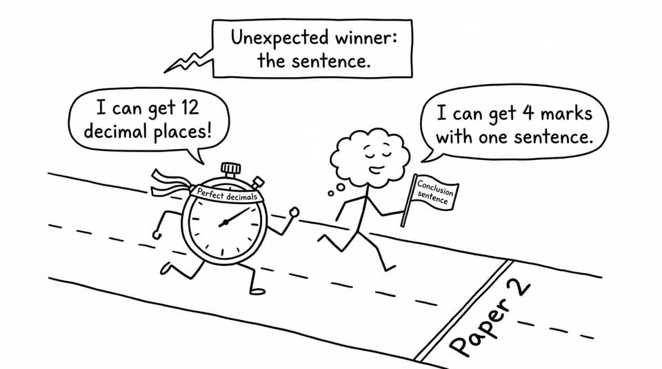 Stopwatch vs sentence comic
