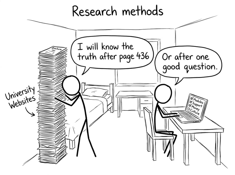 Research methods XKCD-style comic