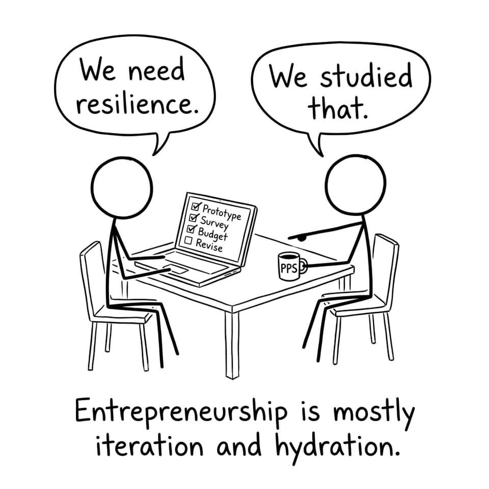 Entrepreneurship is mostly iteration and hydration