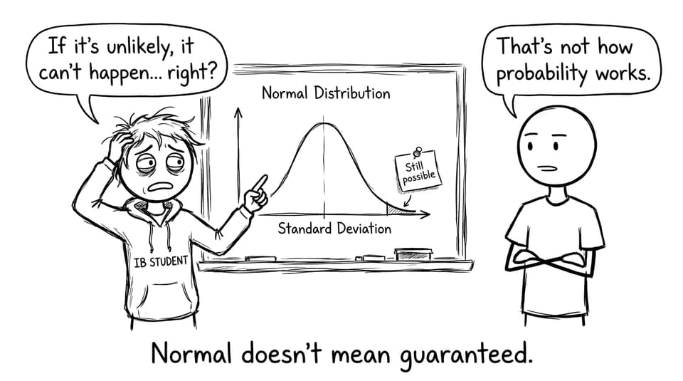 Normal doesn't mean guaranteed