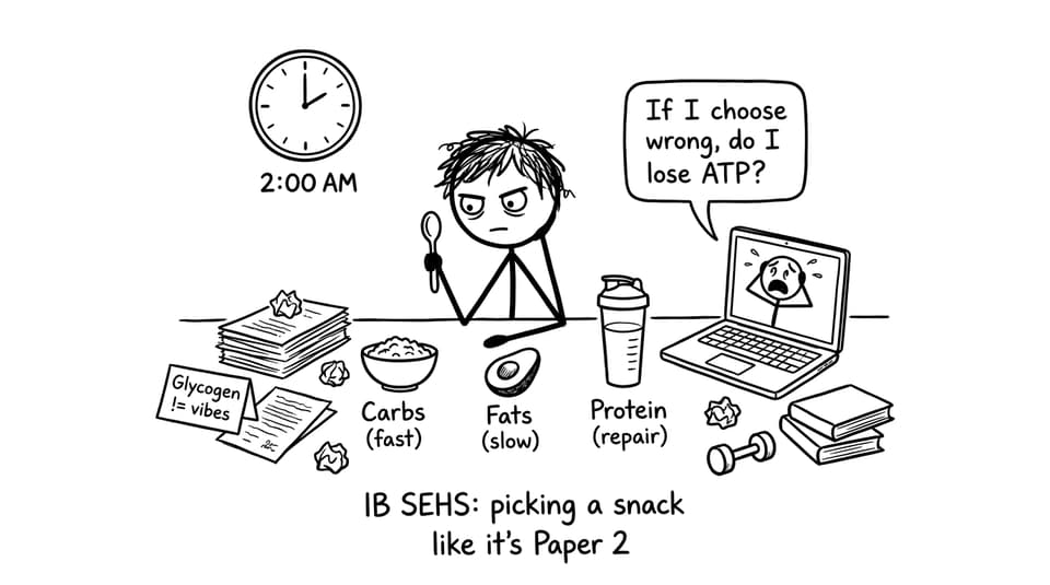 IB SEHS: picking a snack like it's Paper 2