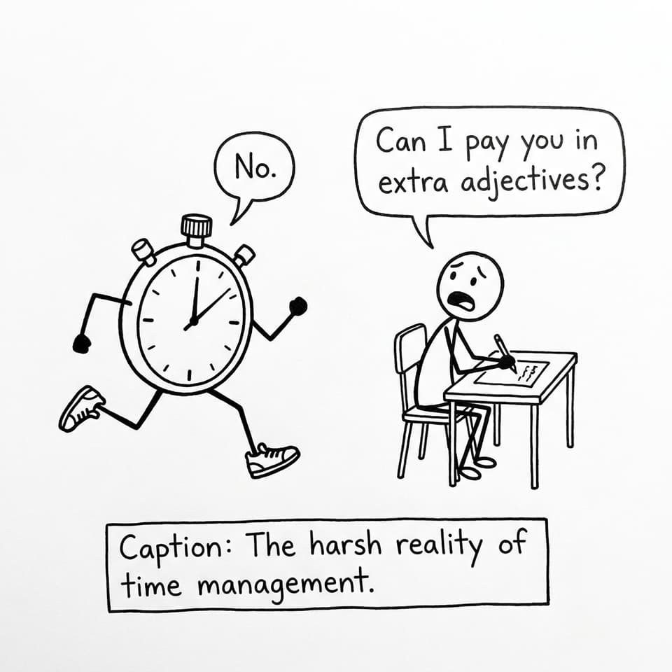 Negotiating with a stopwatch