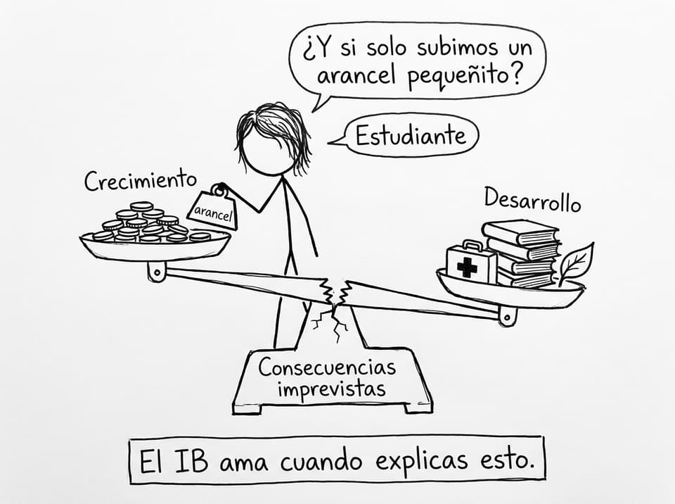 Balanza crecimiento vs desarrollo