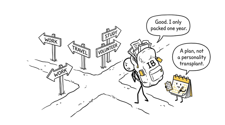 An IB graduate discovers that a gap year needs a plan, not a new personality