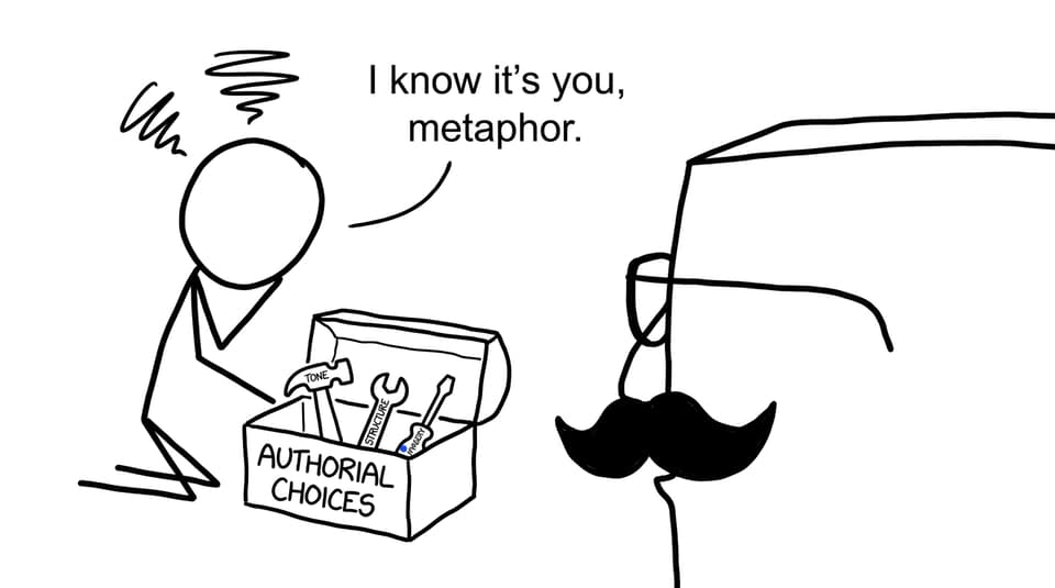 An IB English student catches an unseen metaphor in disguise