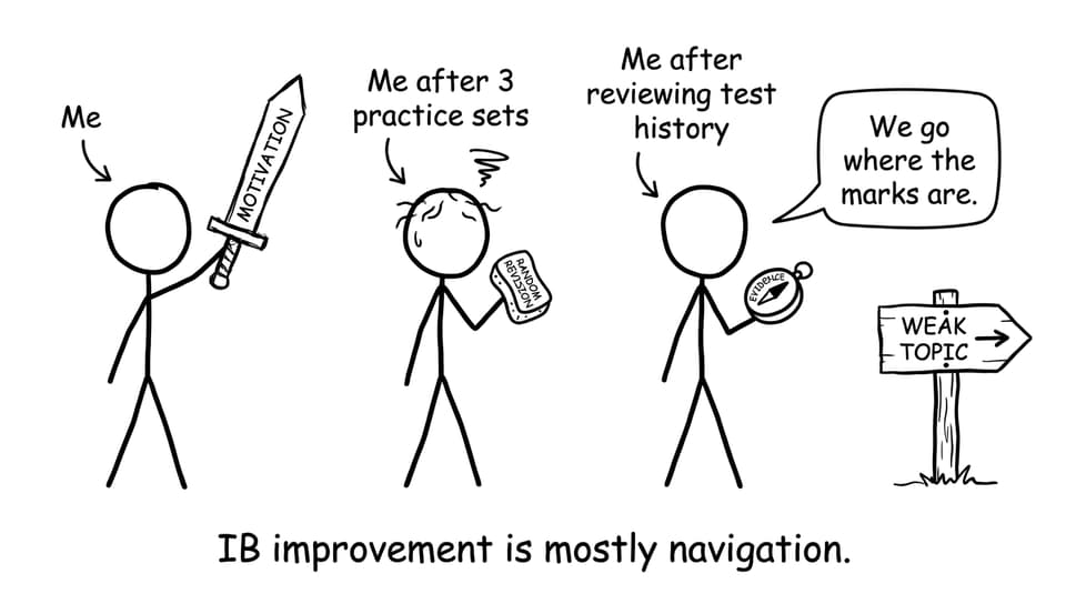 IB improvement is mostly navigation