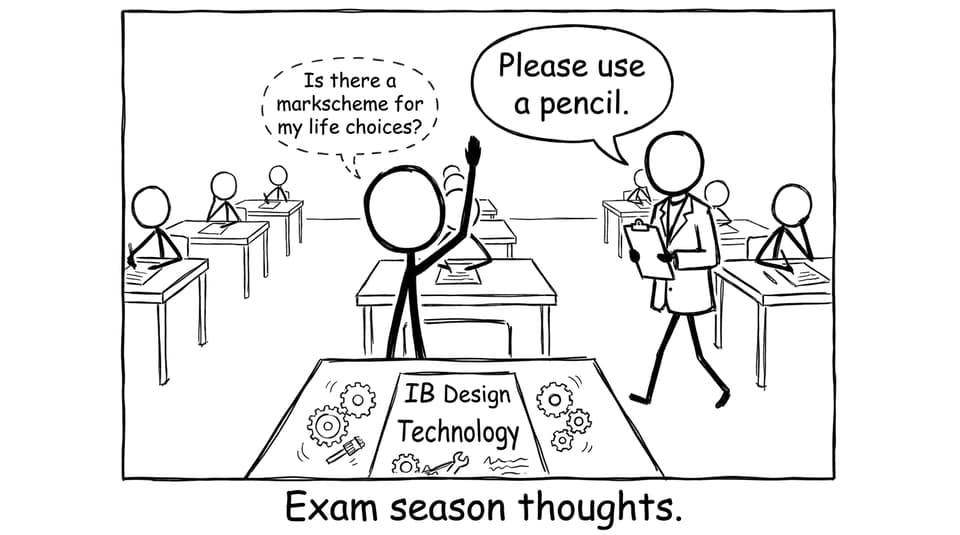 Exam season DT joke