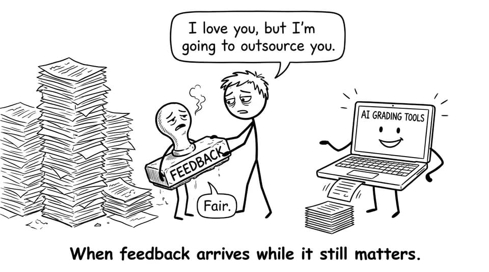 Teacher feedback vs AI grading tools
