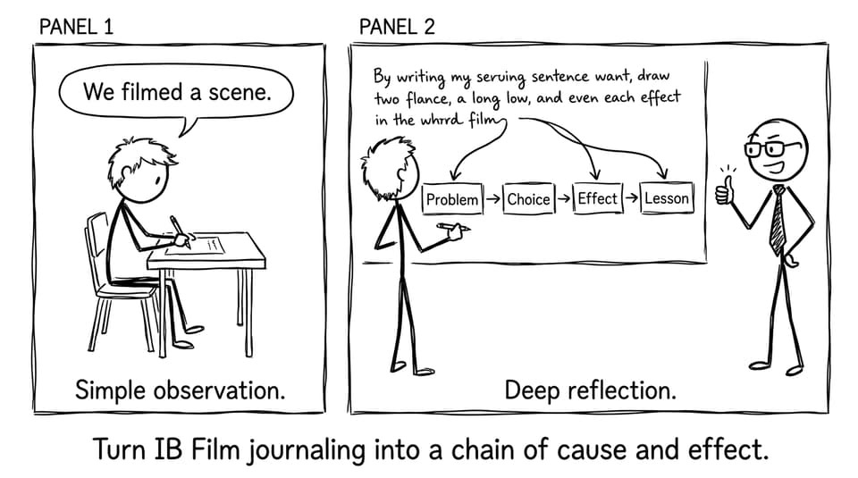Cause-and-effect reflection workflow