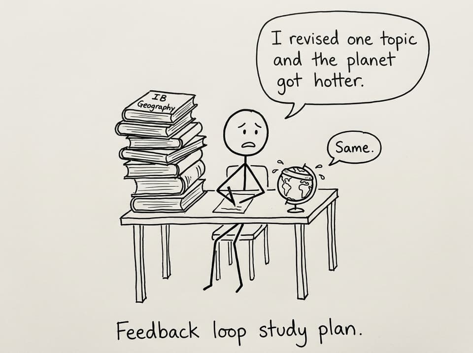 IB student meets a sweating planet