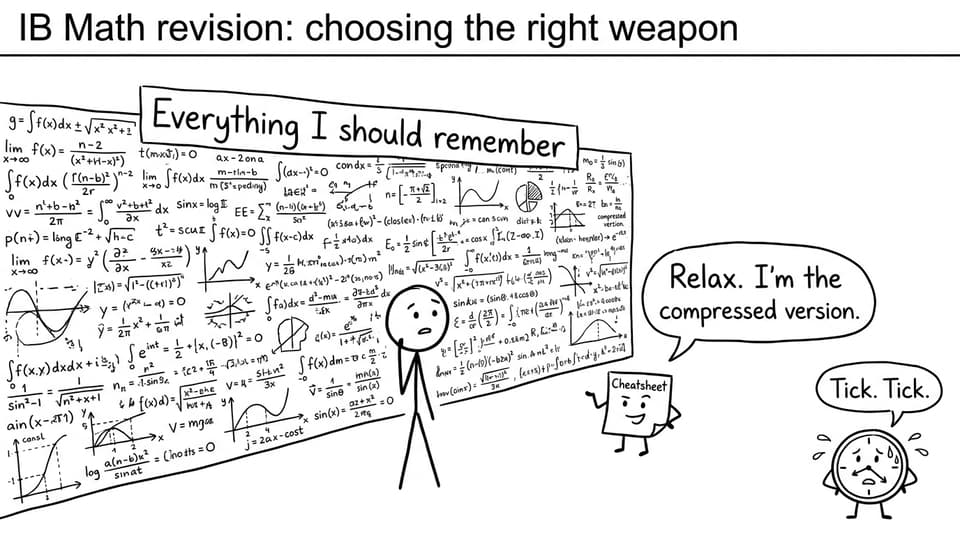 IB Math revision: choosing the right weapon