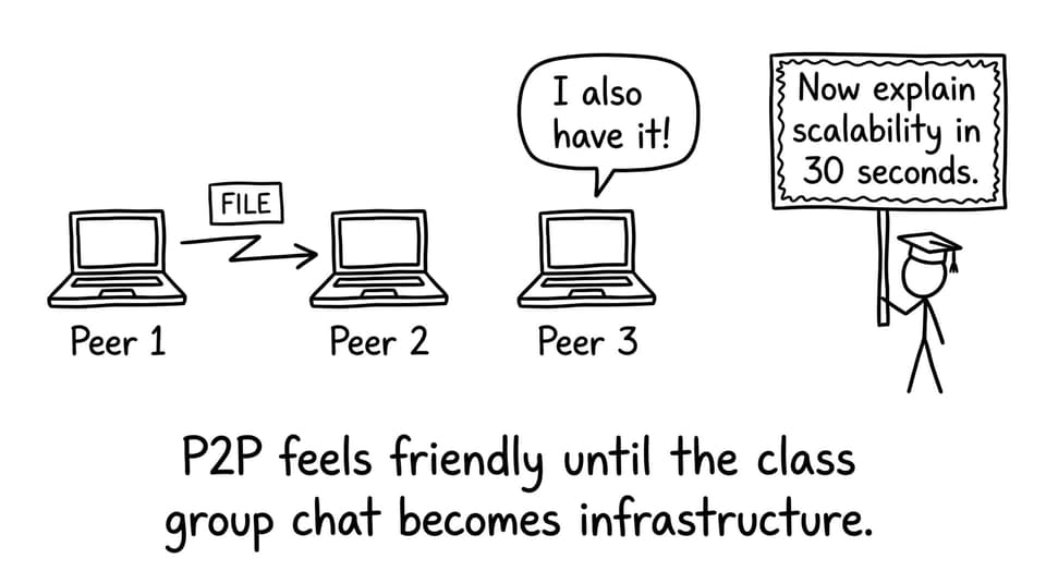 P2P group chat becomes infrastructure