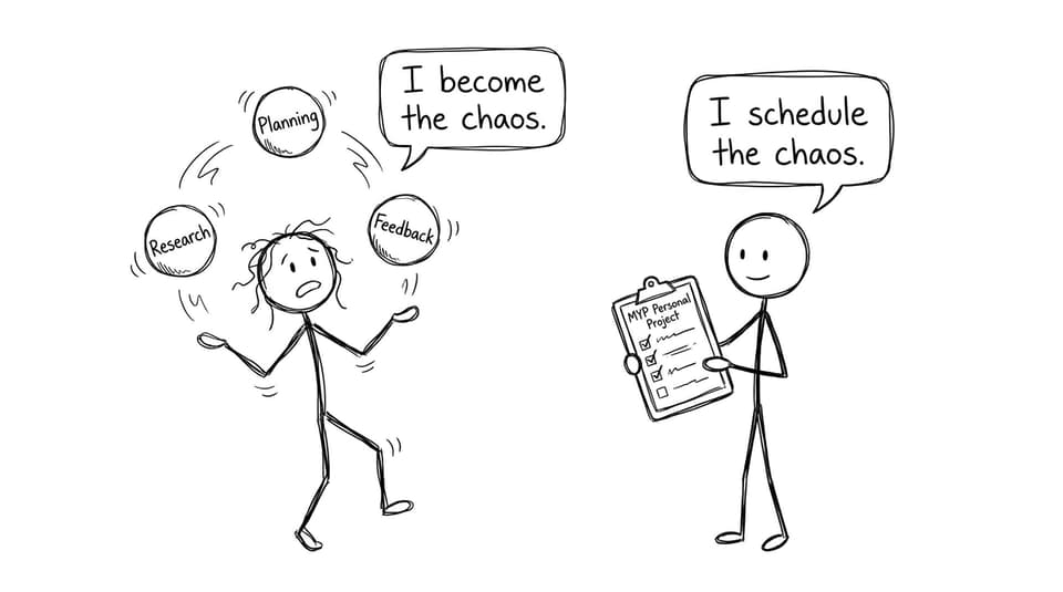Two students: one schedules chaos, one becomes chaos