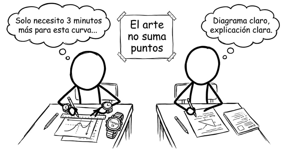 Dos relojes y el estudiante perfeccionista