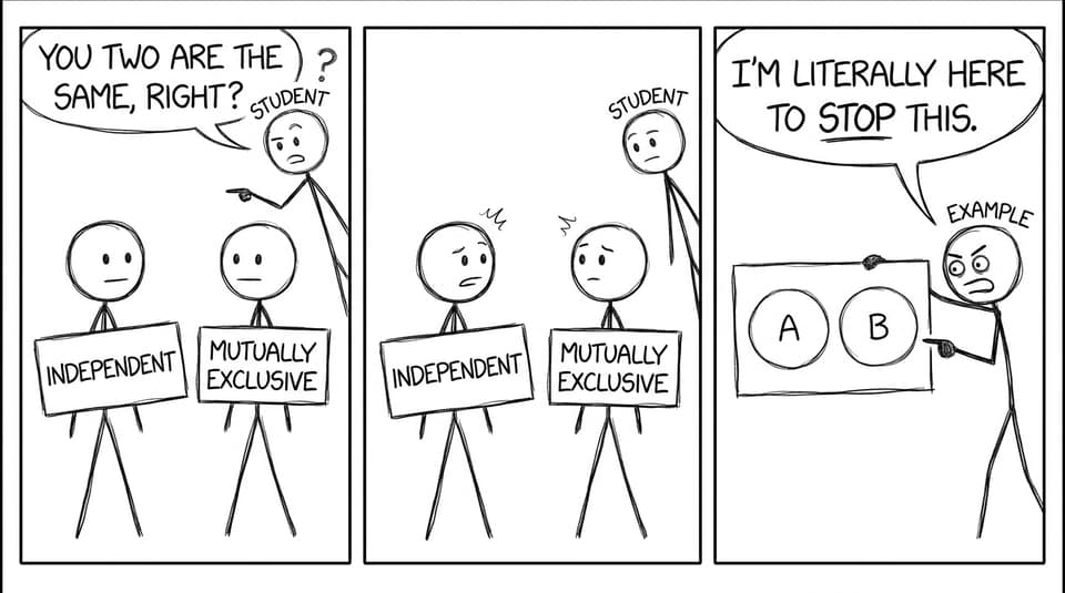 Comic about mixing similar terms