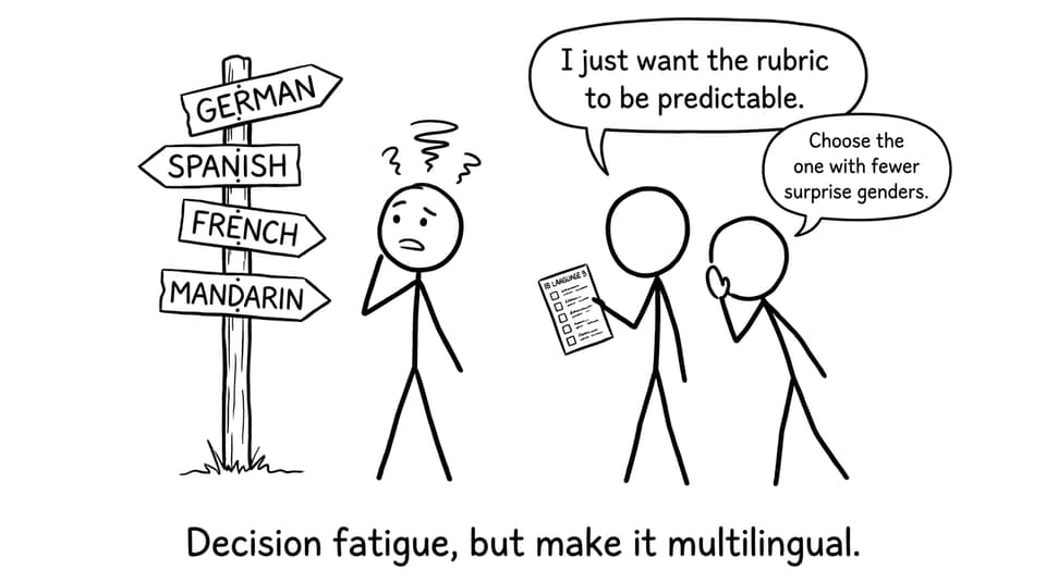 Decision fatigue at the signpost