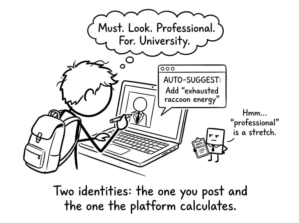 Two identities: posted vs calculated