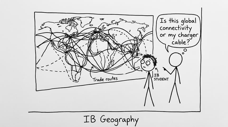 A student vs spaghetti trade routes