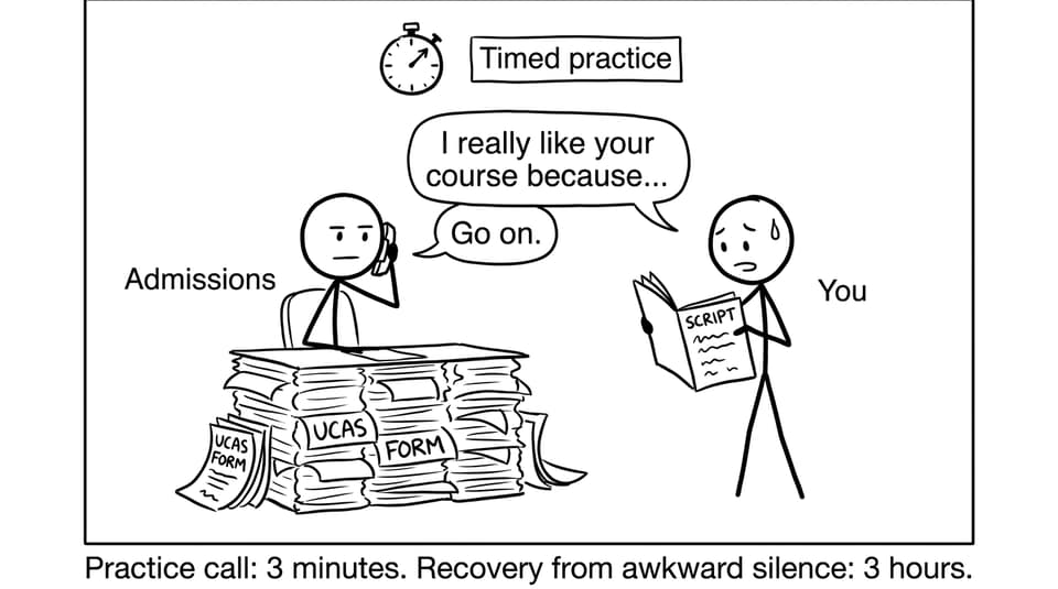 Role-play practice call joke
