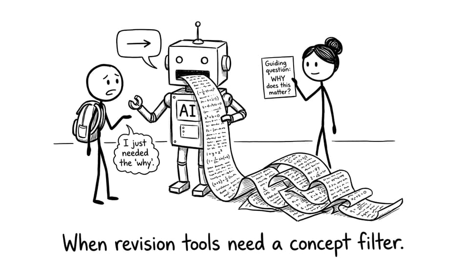 AI answer scroll joke