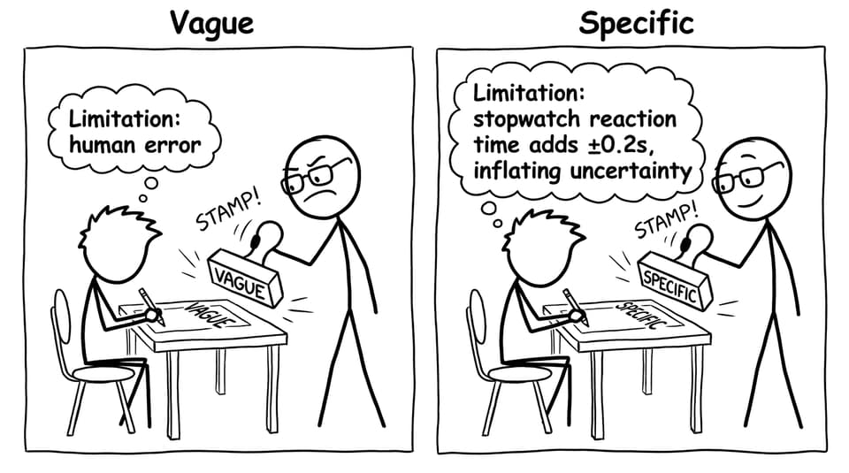 Vague vs specific limitation