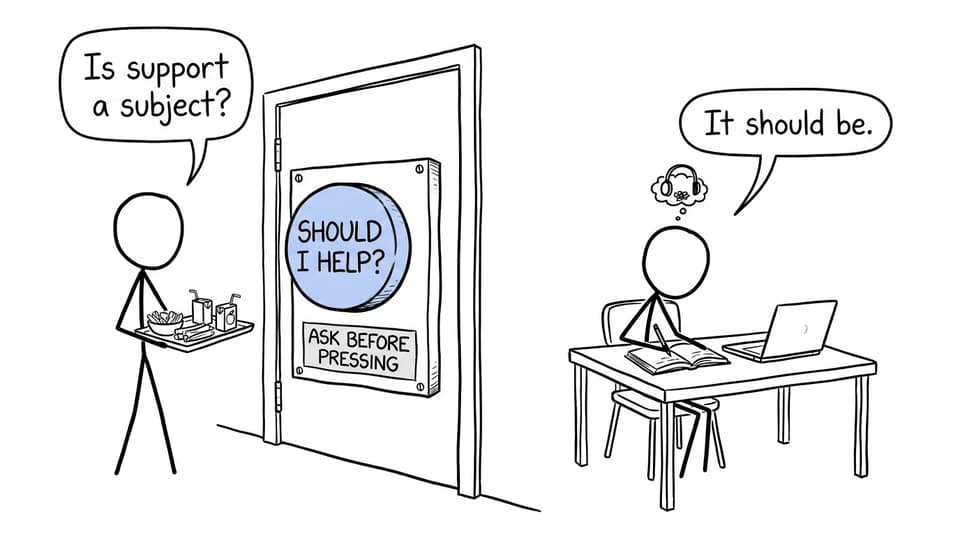 A parent discovers the difference between helping and taking over