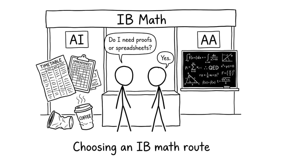 Choosing an IB math route