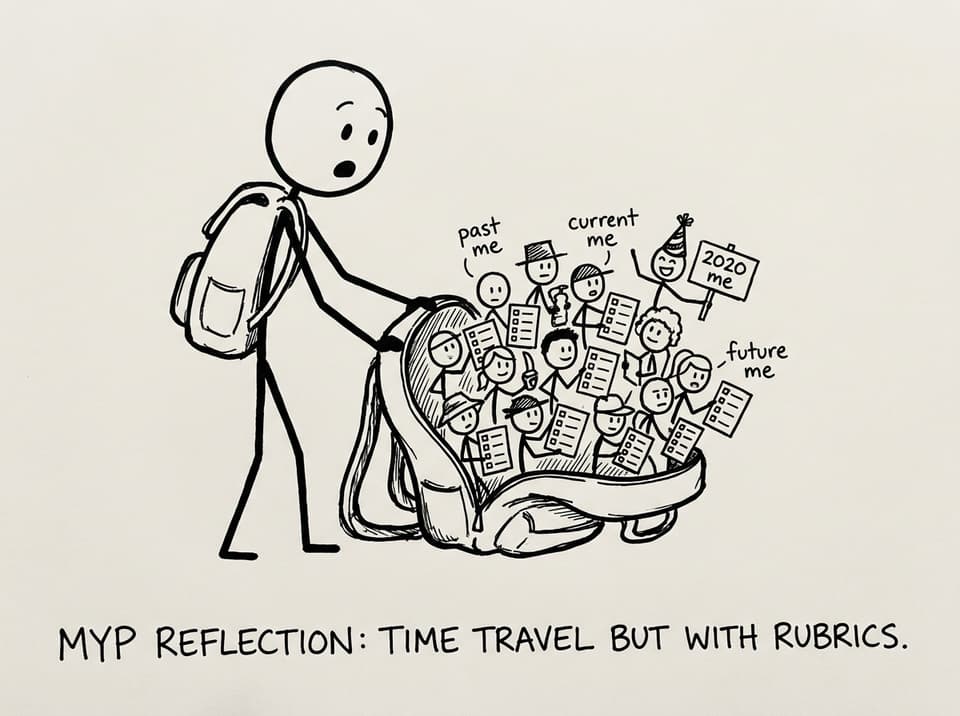MYP reflection time travel joke