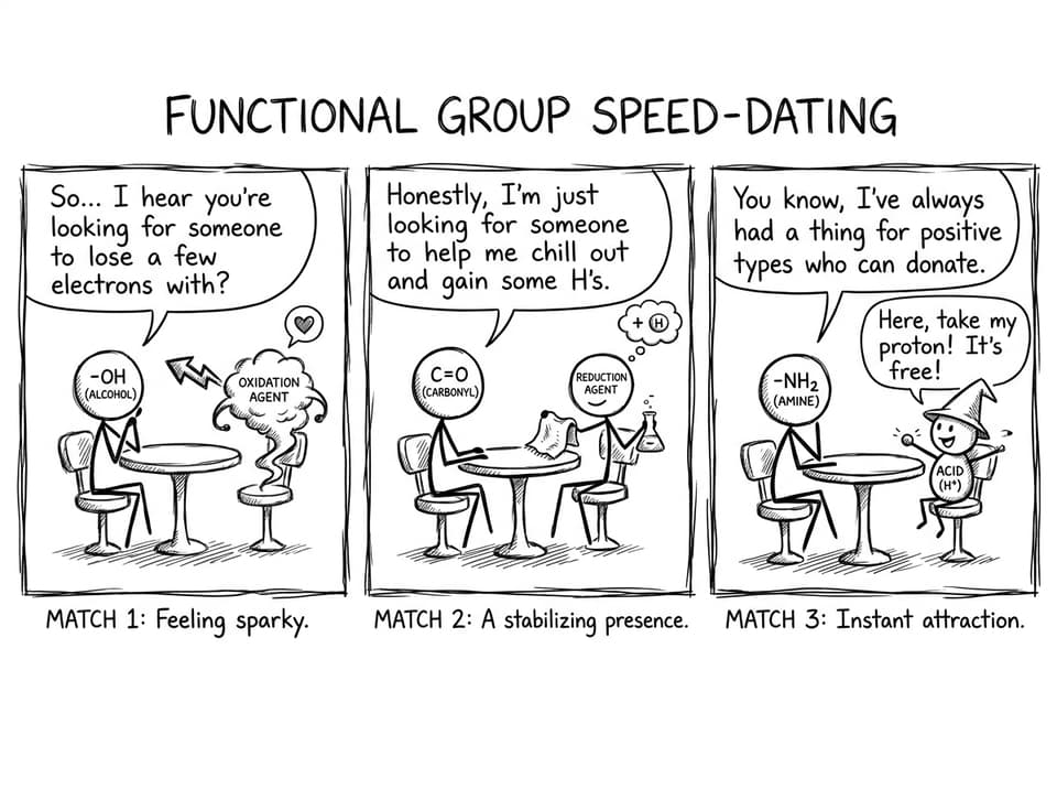 Functional group speed-dating