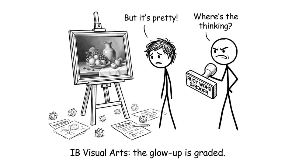 IB Visual Arts: the glow-up is graded