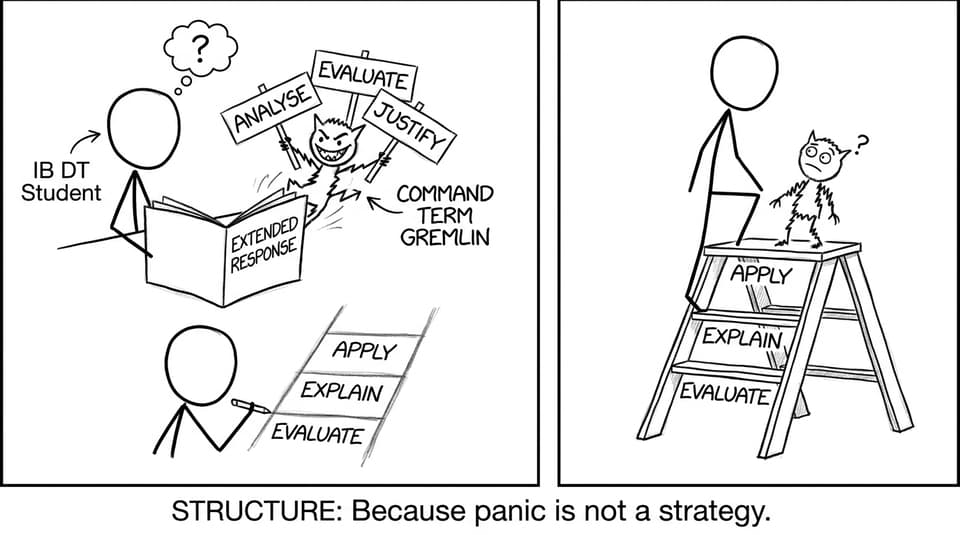 Structure beats panic: command-term gremlin