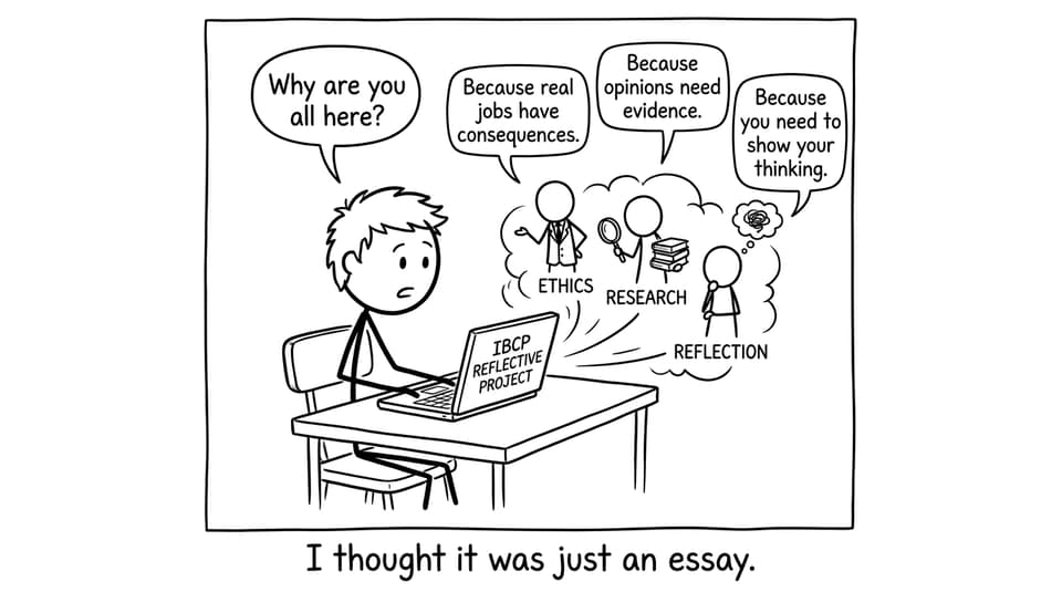 Student meets Ethics, Research, and Reflection