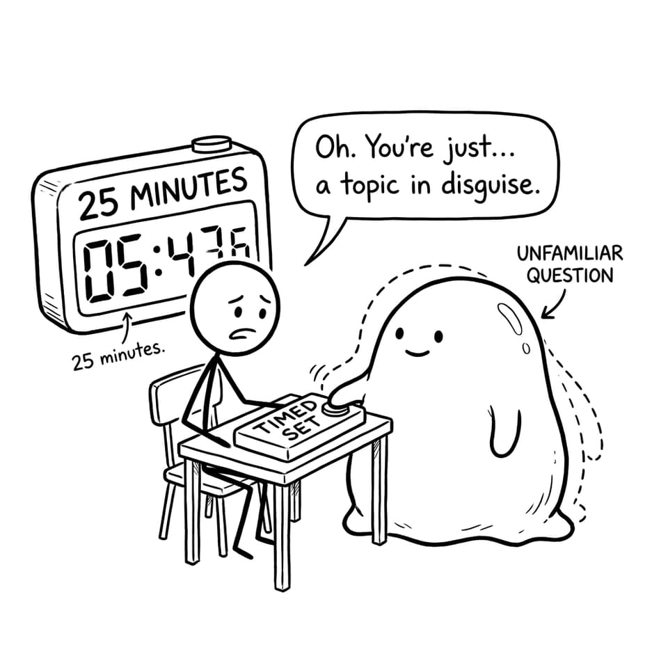 Timed practice shrinks monster comic