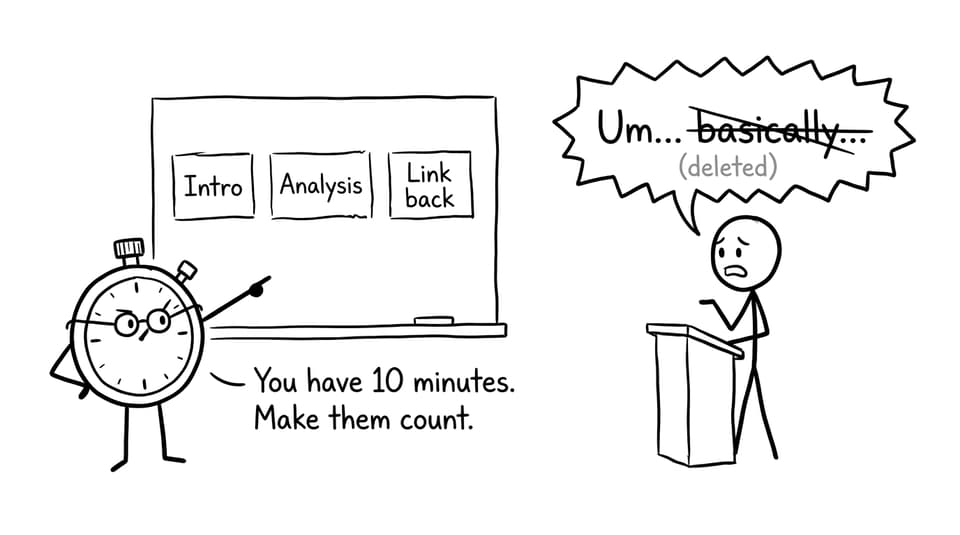 Stopwatch coaching structure comic