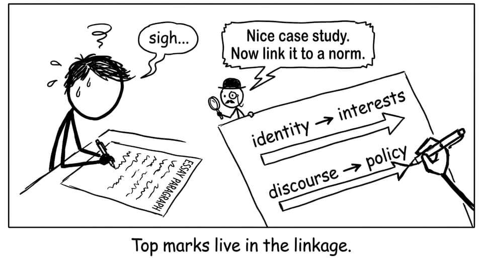 Exam linkage comic