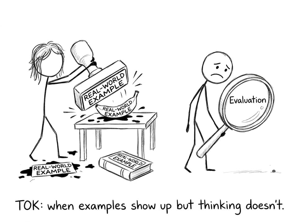 Examples without evaluation joke